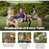 All Around Playtime Patio with Canopy Playset  Shaded Outdoor Playhouse for Kids with Realistic, Interactive Features Playhouses 4