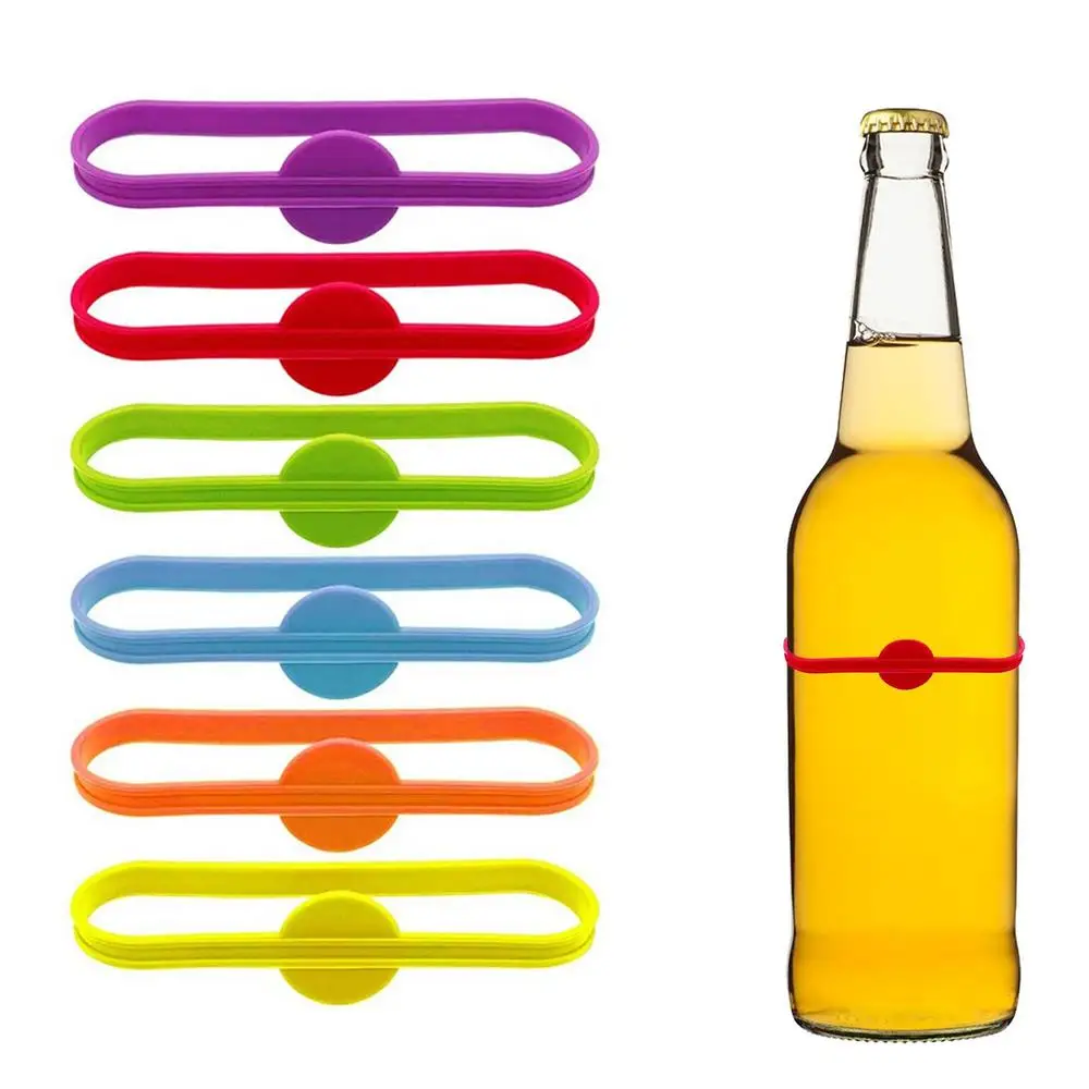 24 Segnabicchieri In Silicone Per Calici Da Vino - Colorati, Riutilizzabili, Adatti A Feste E Matrimoni - 2
