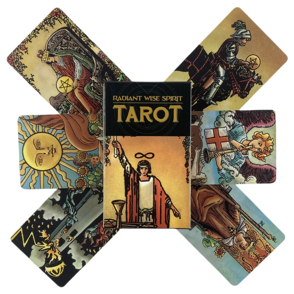Radiant Wise Spirit Tarot Cards A 78 Rider Deck Oracle English Visions Divination Edition Borad Playing Games 3