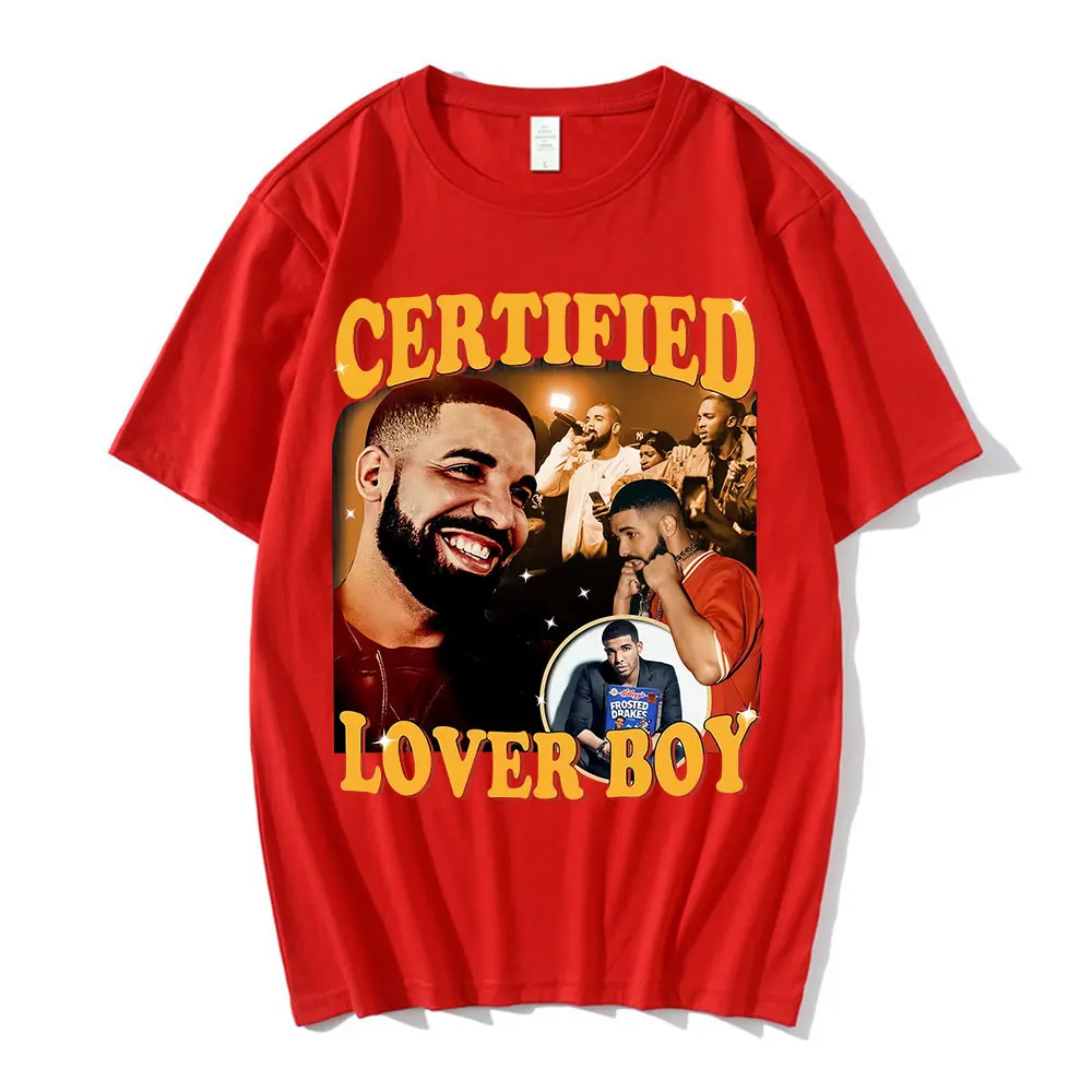 Certified Lover Boy Album Print Sporty T-shirt Awesome Hip Hop Rapper Drake  Boys Tops Men Casual Short Sleeve T Shirt Cotton Tee - AliExpress