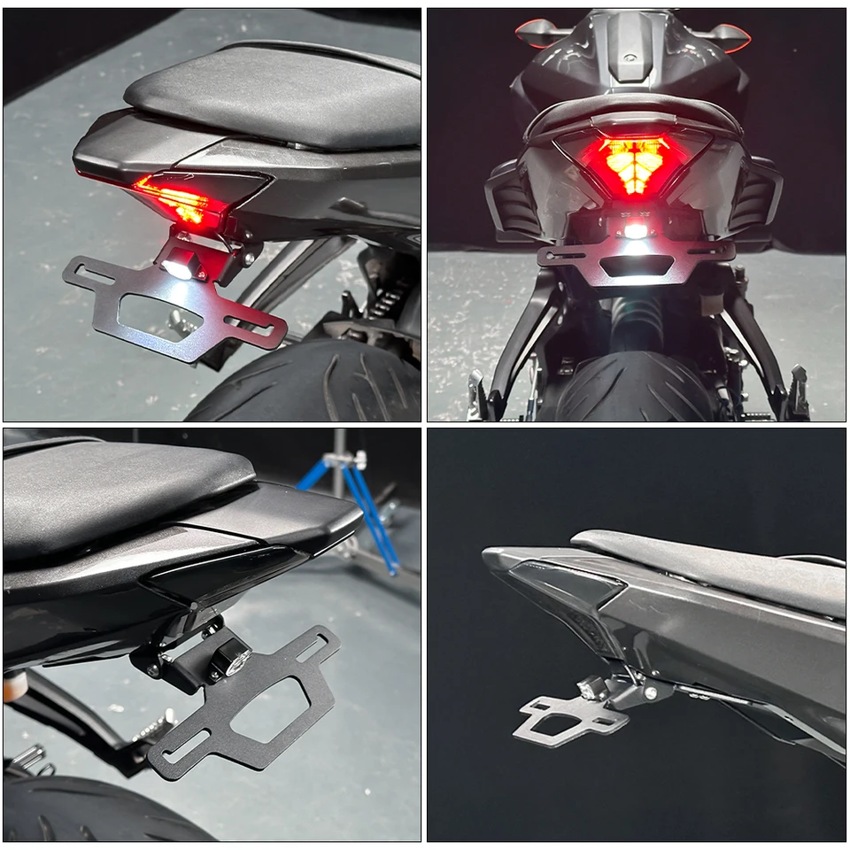 Xitomer Auxiliary Light Mount Bracket For Yamaha MT-07 / FZ-07 (2014-2017) - M8 Compatible, Black Powder Coated
