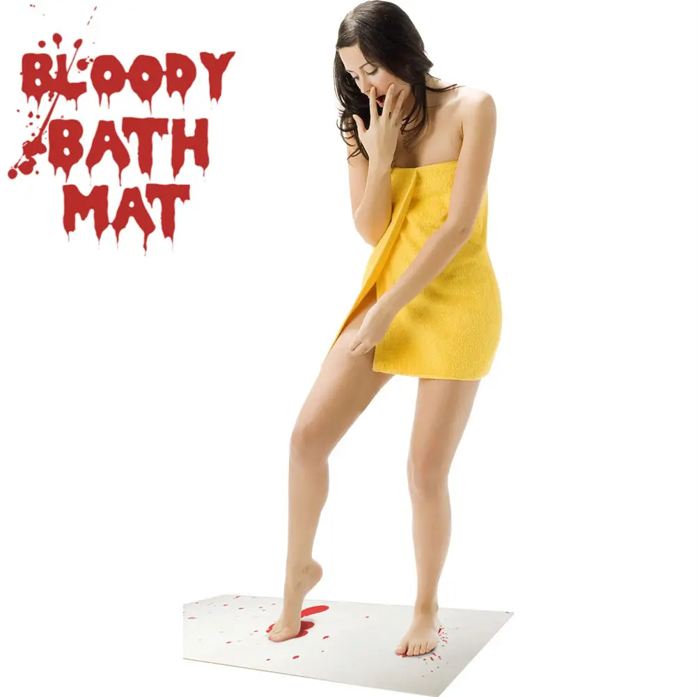 Halloween Blood Bath Mat That Turns Red When Wet Gag Gifts for Men Women  Footprints Disappear Like Magic Novelty Prank Gifts - AliExpress