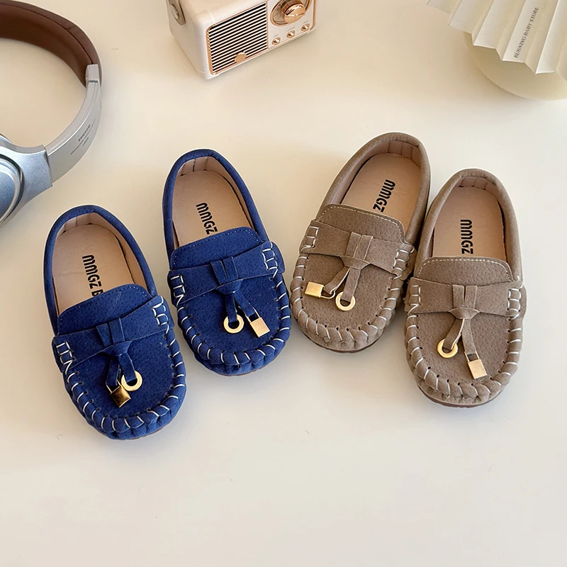 Children Flats Slip On Lazy Loafers Girl Boy Shoes Spring Summer Daily girls shoes girls flats