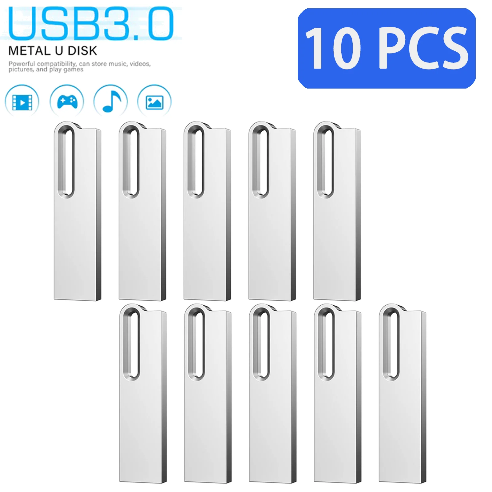10Pcs Lot USB Drive USB 3.0 Ultra High Speed Memory Stick, Portable Thumb Drive for PC/Tablets/Mac/Laptop