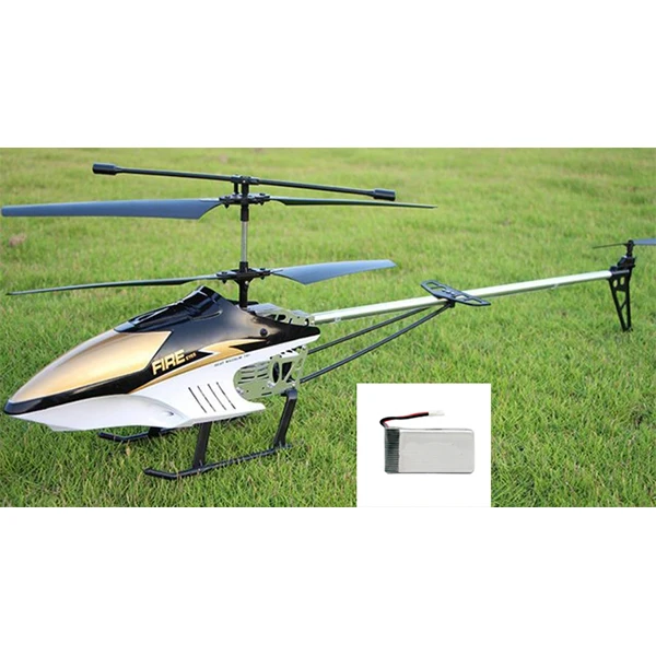 thumbnail image 1 of Helicóptero RC con control remoto, avión de juguete grande extra duradero para niños, modelo de dron para exteriores, 3,5 canales, 80 cm, helicóptero grande, 1 of 5