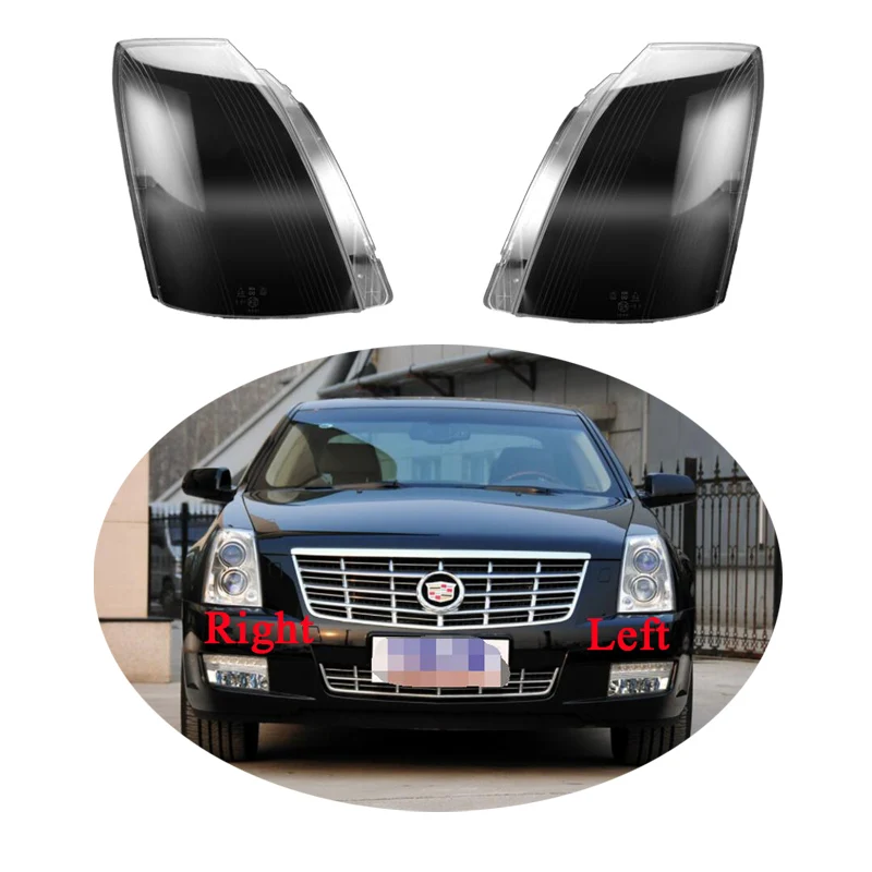 

Car Headlamp Lens For Cadillac SLS Lampshade 2007-2012 Plastic Cover Transparent Shell Headlight Glass Replace