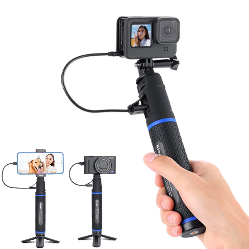 Extendable Selfie Stick for Gopro, 2 in 1 Mini Tripod Stand for Gopro Hero  10/9/8/7/6/5