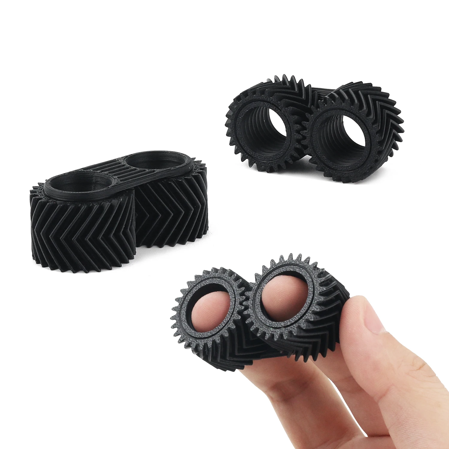 Gear fingertip gyroscope fidget toys anti stress toys mini fingertip toy rollable pressure relief toy unique decompression