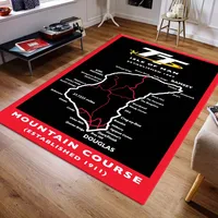 Isle of Man TT Carpets and Rug Motorcycle competition Carpet Living Room Bedroom Decorate Large Area Soft Carpet Kids Room Rug 1