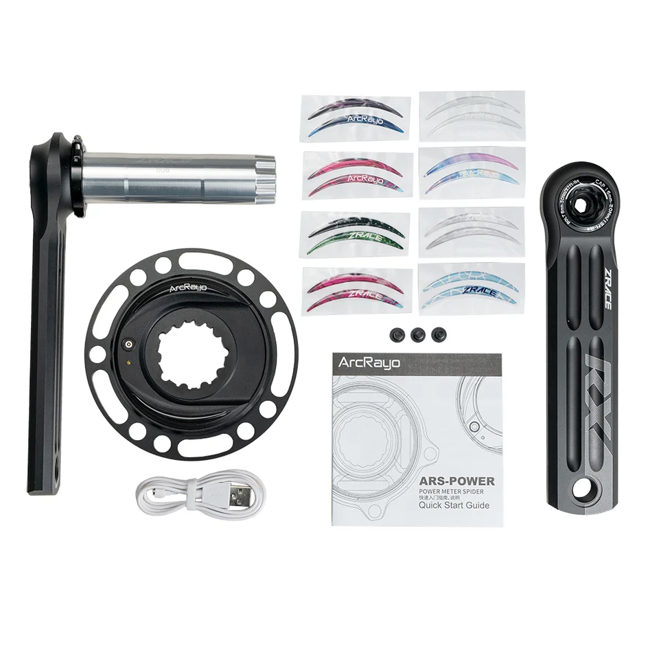 Zrace X Magene Rx Power Meter Crank, Bcd110,dub Bottom
