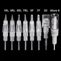 

Tattoo Needle Disposable Screw Cartridge Needle Bayonet Premium Charmant Machine Microblading Nano Needles 1RL 3RL 5RL 3F 5F 7F
