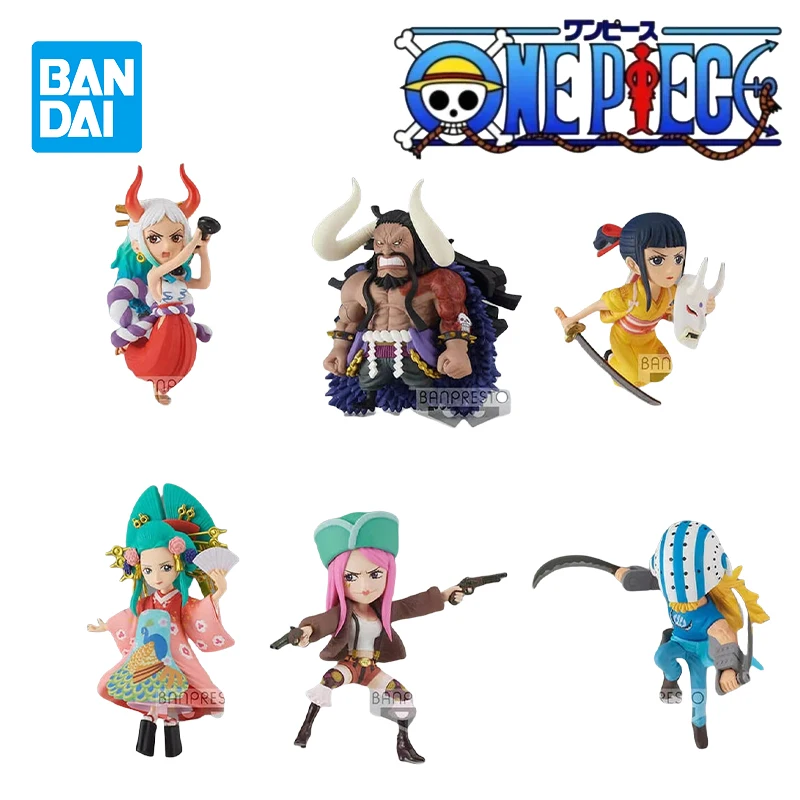 

Original Bandai Banpresto One Piece WCF WT100 Series Vol.8 Yamato Kaido Kozuki Hiyori Bonney Killer Anime Figure Toys Boy Gifts