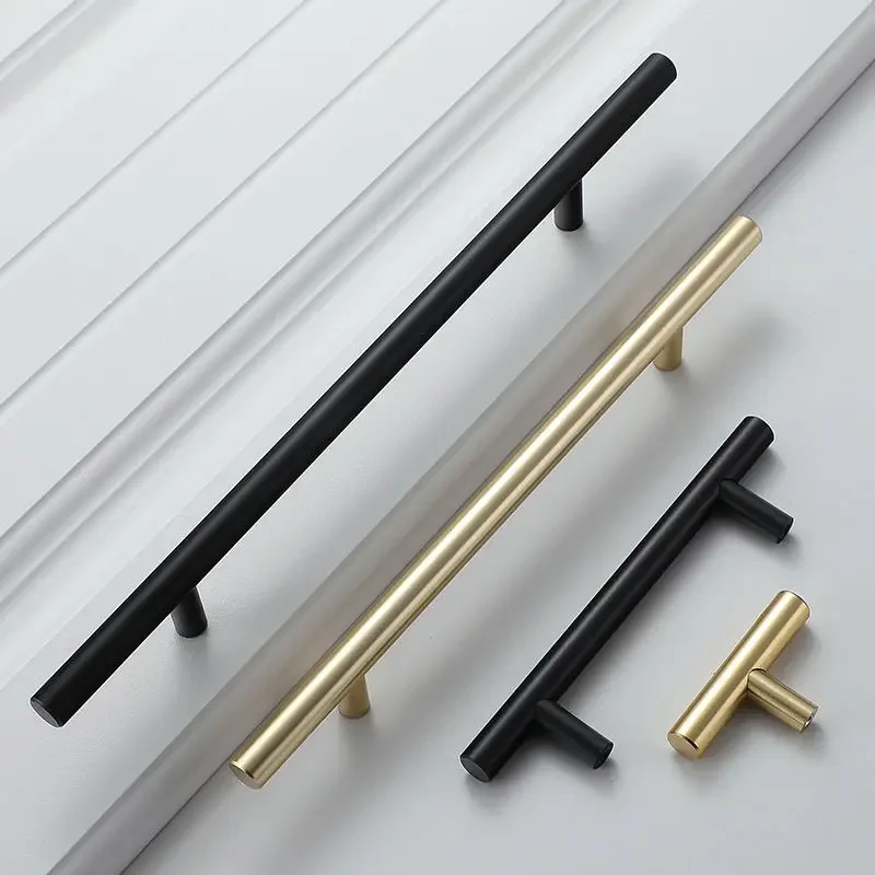 Furniture Handles Kitchen Door Handles Cupboard Handle Brushed Stainless Steel Kitchen Cabinet Door Knob Drawer Pull