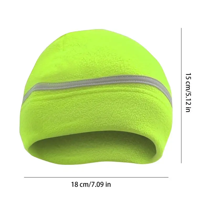 Reflective Winter Hat Winter High Visibility Unisex Beanie Warm Cuffed Hat Safety Beanie Reflective Windproof