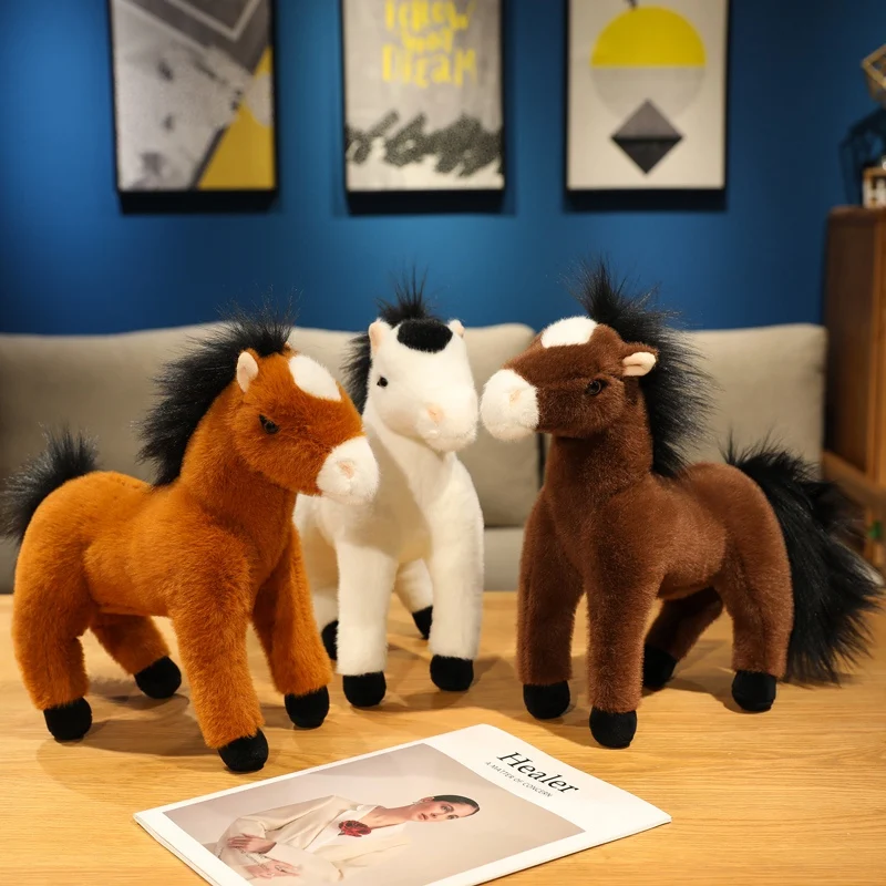 Soft Plush Horse Toy Stuffed Animal Doll
