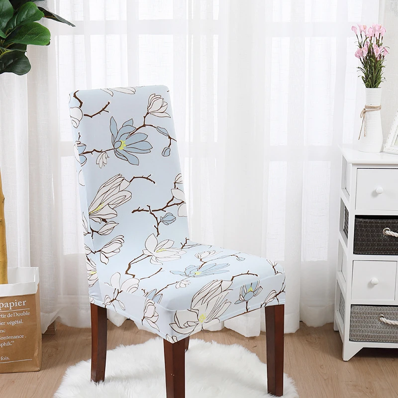 Chair Cover Elastic Spandex Printed Chairs Case Seat Covers Stretch