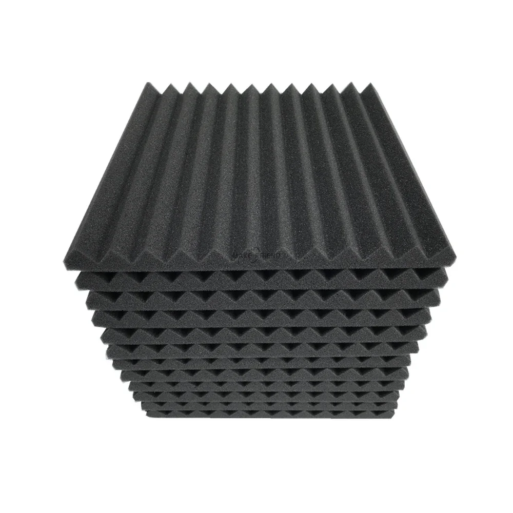 Acoustic Foam Sound Insulation Panels 1Pc 300x300x25mm for KTV Bar Soundproofing Studio Wedges Sound Proofing soundproof foam