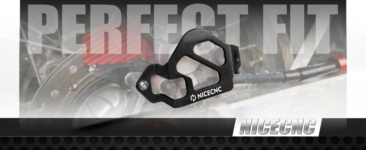 NICECNC Für Honda XR650L XR 650L 1993-2025 2024 2023 2022 2021 2020 2019 Motorrad Hinterrad-Bremssattelschutzabdeckung XR650L Zubehör – Detail 4