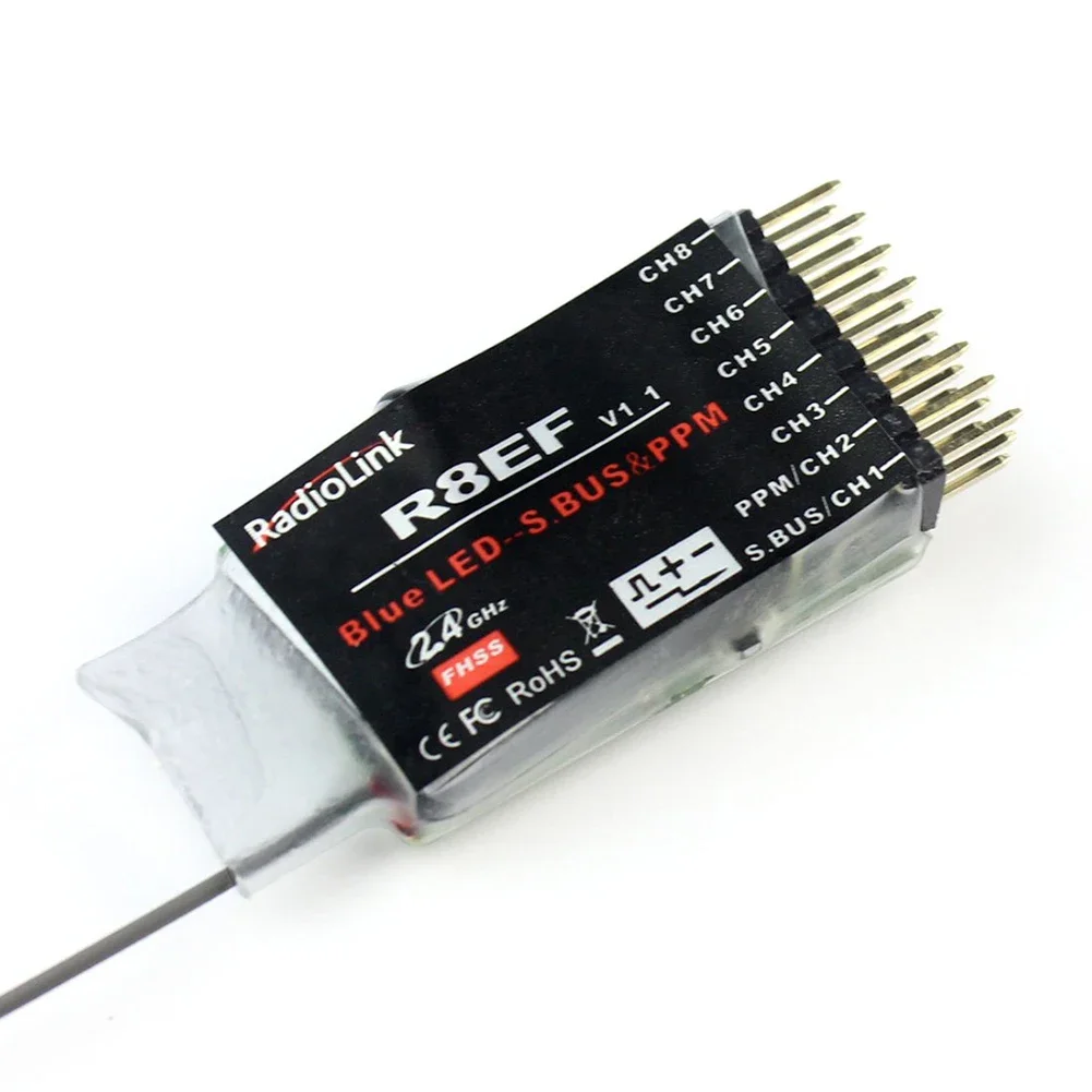 Récepteur Radiolink R8EF 8CH 2.4G FHSS pour T8FB S-BUS PPM PWM
