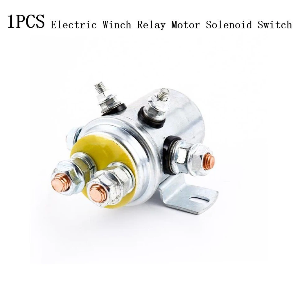 Rel&egrave; Solenoide Verricello 100A 12V - 7 Pin, Per Veicoli Industriali, ATV, UTV