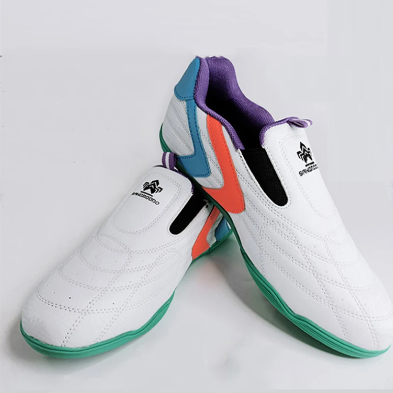 Scarpe Taekwondo Traspiranti Uomo Scarpe Kung Fu Di Alta Qualità Wushu Taichi Karate Arti Marziali Wrestling Fight Shoes For Kids Women