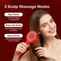 Electric Red Light Scalp Massage Comb, 3 Modes USB Rechargeable Hair Scalp Massager with 8 Roller Balls for Scalp Relaxation 2