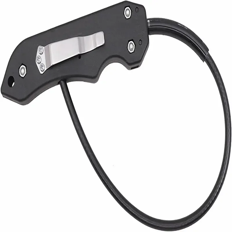 Compact Martial Arts Training Whip for Outdoor Self-Defense and Personal Safety