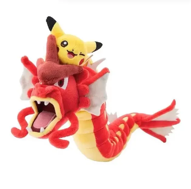Pokemon Pikachu Peluche Riding Lapras Latios Latias Plush Doll Charizard Sylveon Leafeon Stuffed Toy Creative Anime Cartoon Gift