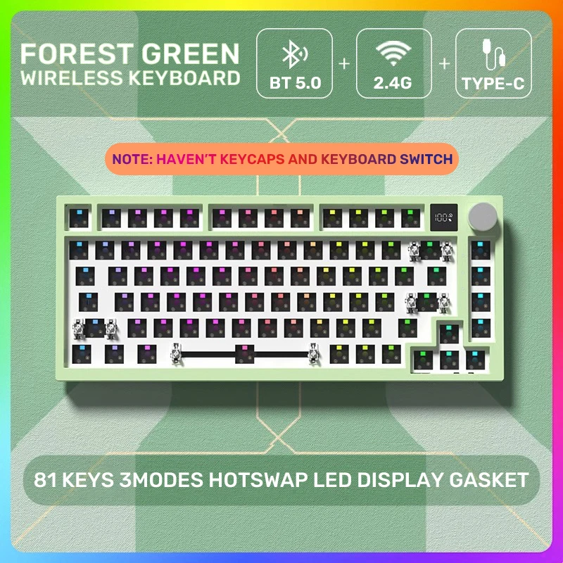 ほぼ未使用　leobog HI8SE アルミ　かわいい　キーボード　メカニカル LEOBOG Hi8SE Wireless Aluminum Mechanical keyboard 80Keys