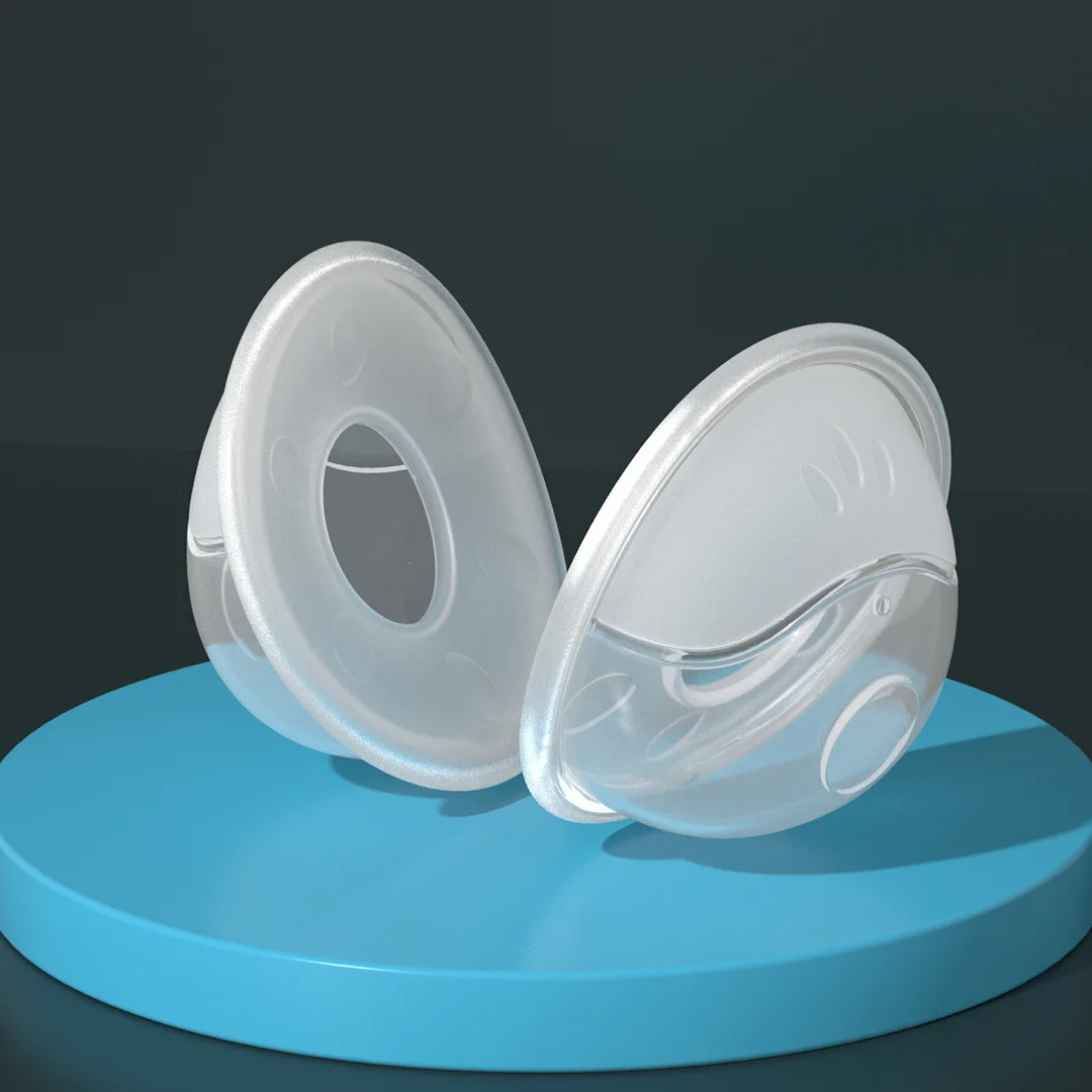 Wearable Breast Milk Collector Shell Silicone Breastfeeding Leakage Prevention Washable Anti-Overflow Pads Reusable Nursing Pads breast milk collector,breast pads,milk pads