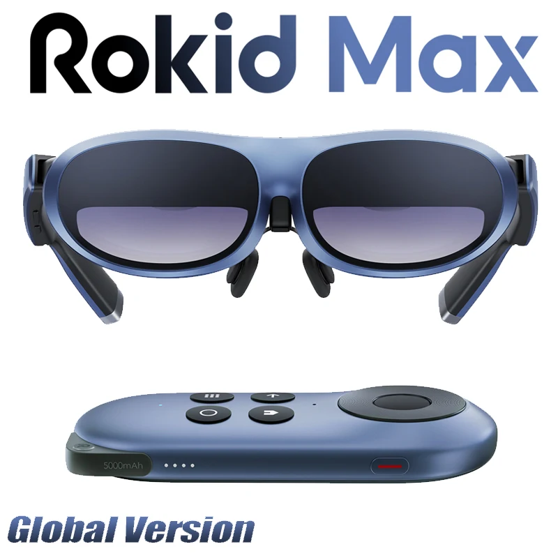 Disponibile] Rokid Max Ar Glasses 215 ''Max Screen 1080P Fhd Sony Micro-Oled 0.00D To -6.00D Regolazione Miopia Commutazione Gratuita 2D/3D