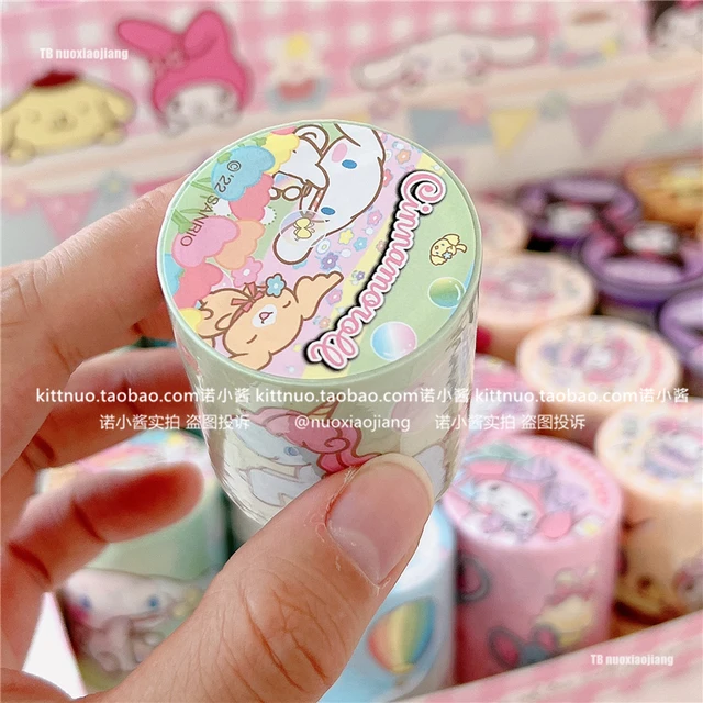 10Roll/Pack Sanrio Washi Tape Mymelody Kuromi Cinnamoroll Pom Pom Purin  Pochacco Sticker Student Masking Decorative Tape gifts - AliExpress