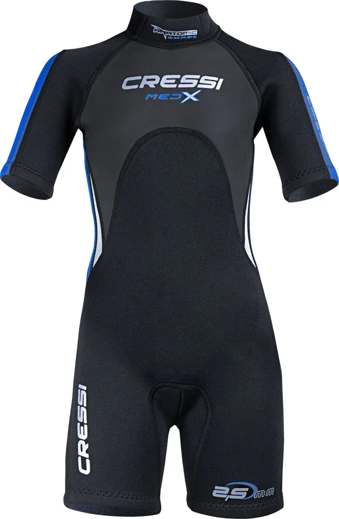 

Cressi Med X Shorty Wetsuit Junior 2.5mm Diving Snorkeling Swimming Water Sports