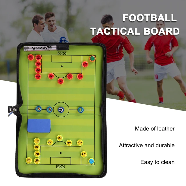 Planche tactique de Football magnétique à fermeture éclair, tableau tactique  d'entraîneur, équipement d'assistance à