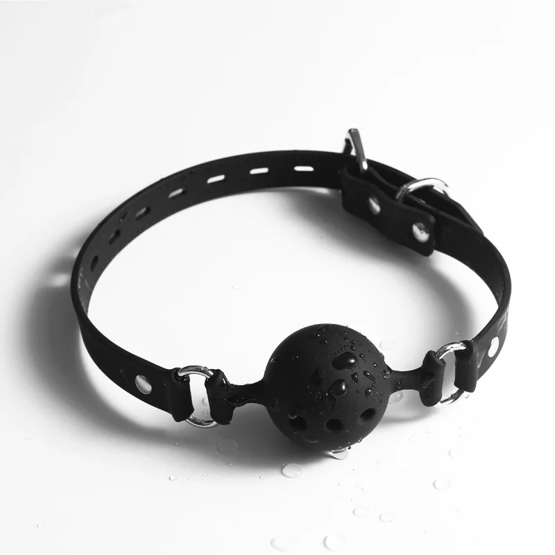Mouth Gag Strap with adjustment holes and secure buckle-style fit