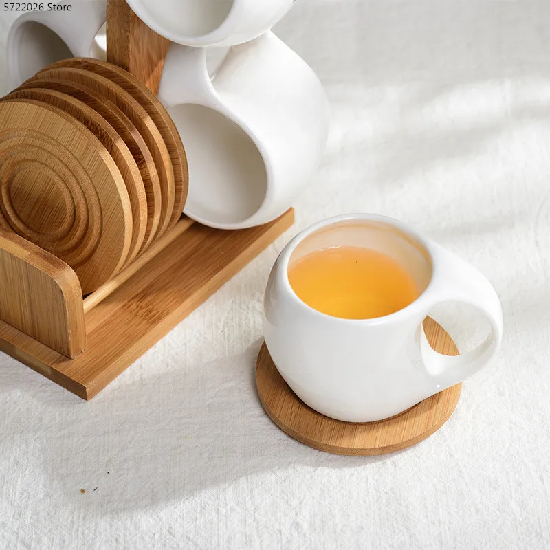 Verpetridure Wooden Tea Set Small Wooden Cup Small Tea Cup Wooden Tea Set Small Wooden Cup Small Tea Cupwooden Cup Wood Coffee Tea Beer Juice Milk