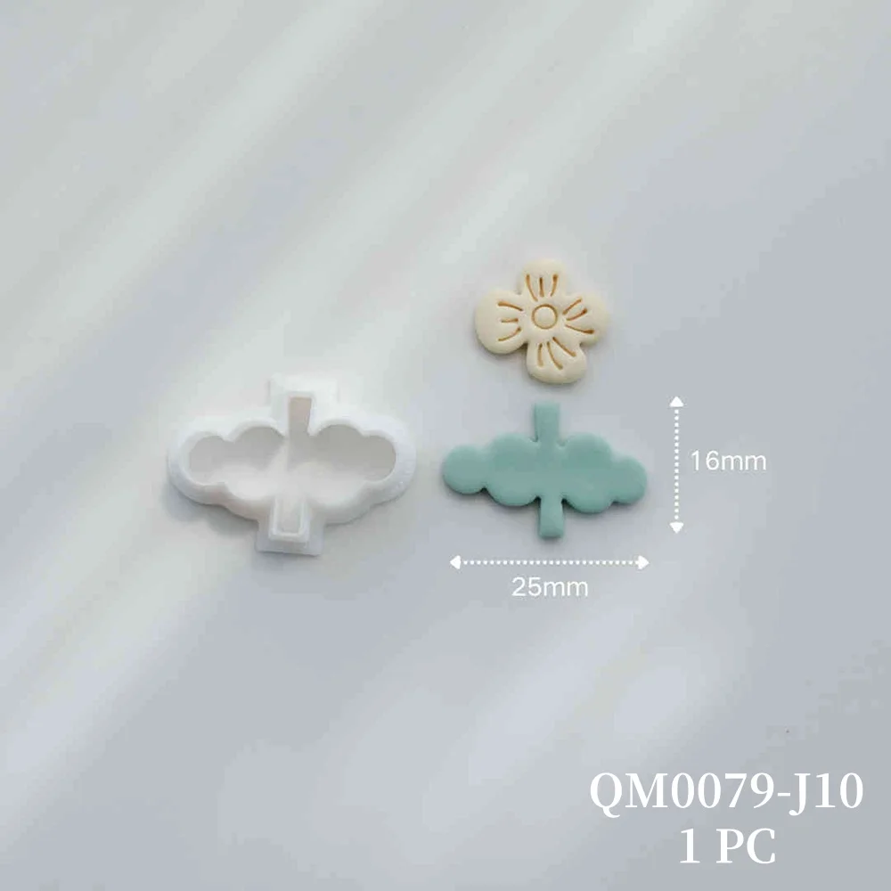 Weiche Keramik Polymer Clay Schneidemaschine Romantische Blumenform Schneidform DIY handgemachte Ohrringe Schmuck Anhänger Herstellung Werkzeug – Detail 12