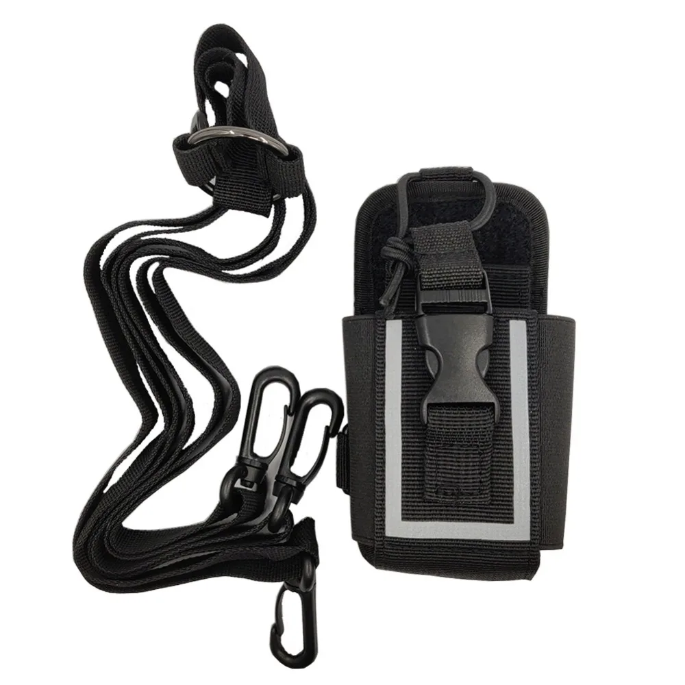 Big Radio Nylon Case 3-in-1 Walkie-Talkie Nylon Case Protector Pouch for Motorola/Hytera/Icom/Kenwood/Baofeng/TYT and More