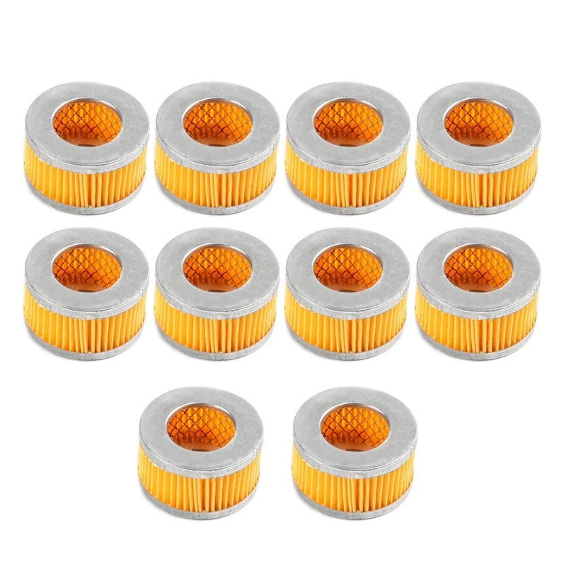 

10Pcs Air Compressor Mute Air-Intake Silent Oil-Free Filter Elements 65X36x36mm Tools Replacement New