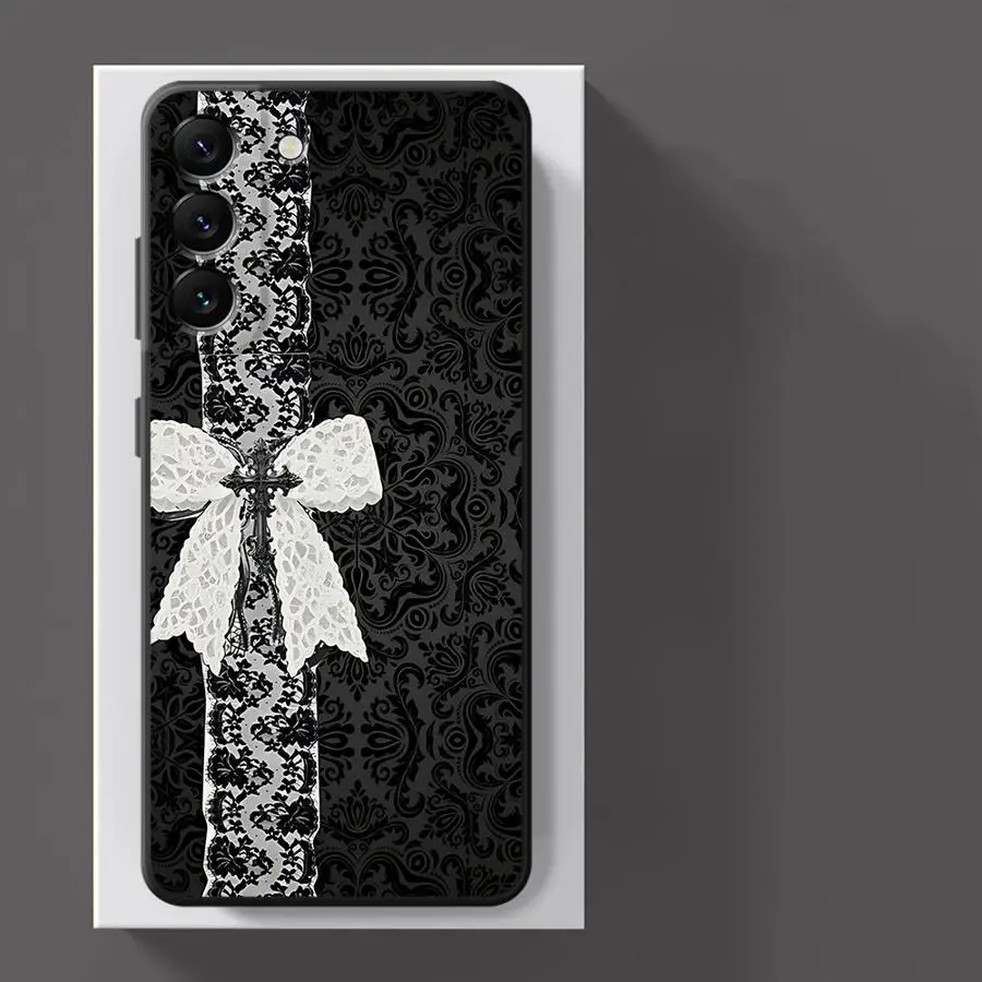 Elegant Black Sexy Lace Phone Case Cover