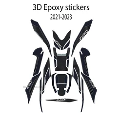 for Honda Forza 350 Forza350 NSS 350 2021 2022 2023 Motorcycle Accessories Protector 3D Epoxy Resin Sticker Kit