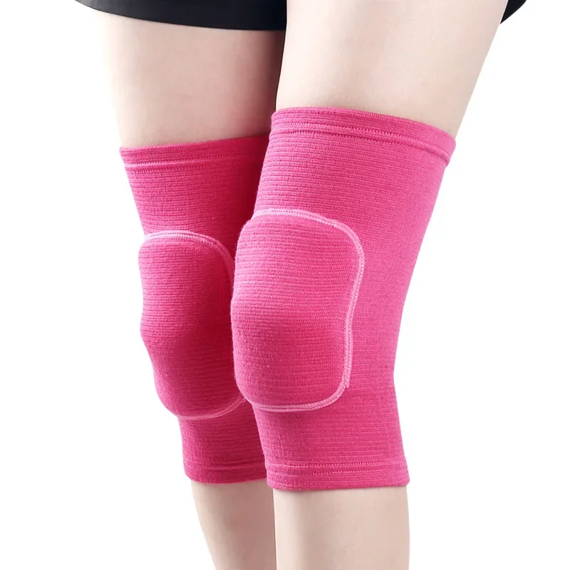 Thickened Sponge Knee Brace 1 Pair Sports Compression Knee Pads Elastic Protector Support For Dancing Workout Training