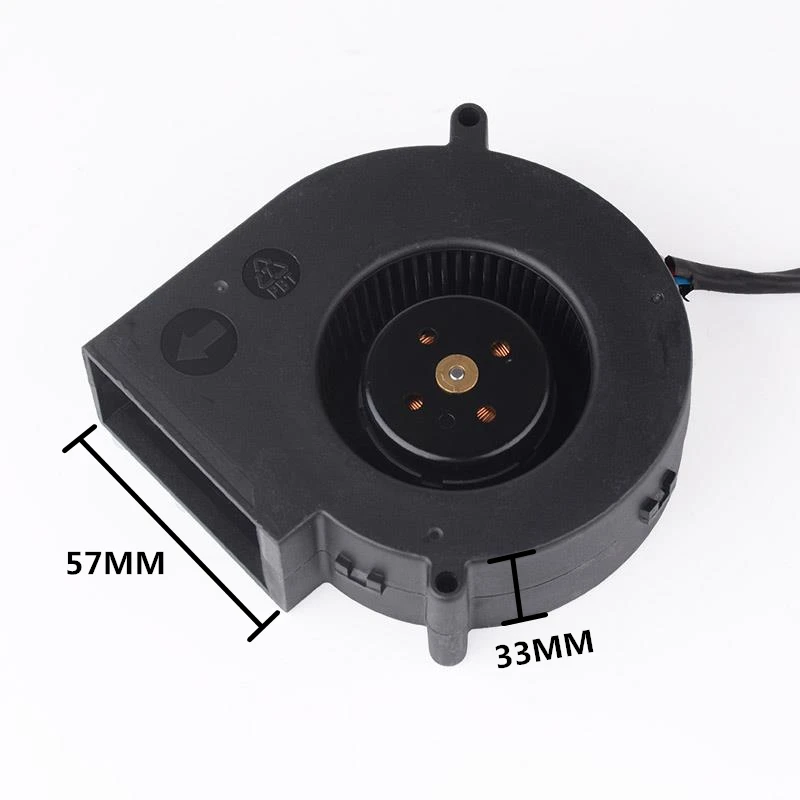 Grande Ventilador de Volume de ar para Violento Bfb1012uh dc 12v 6.00a Ventilador Portátil Regulação de Velocidade - Imagem 5