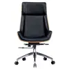 Genuine Leather Office Chair Armless 3