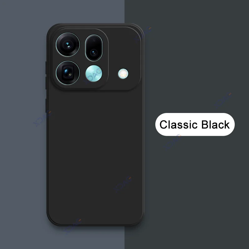 Luxury Dual Layer Soft Square Liquid Silicone Cellphone Case with Ultra Lens Protection