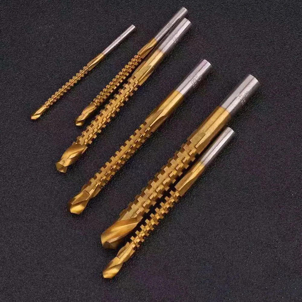 

Prodrill 6/10Pcs Titanium Coated HSS High Speed Steel Drill Bit Set Tool Woodworking