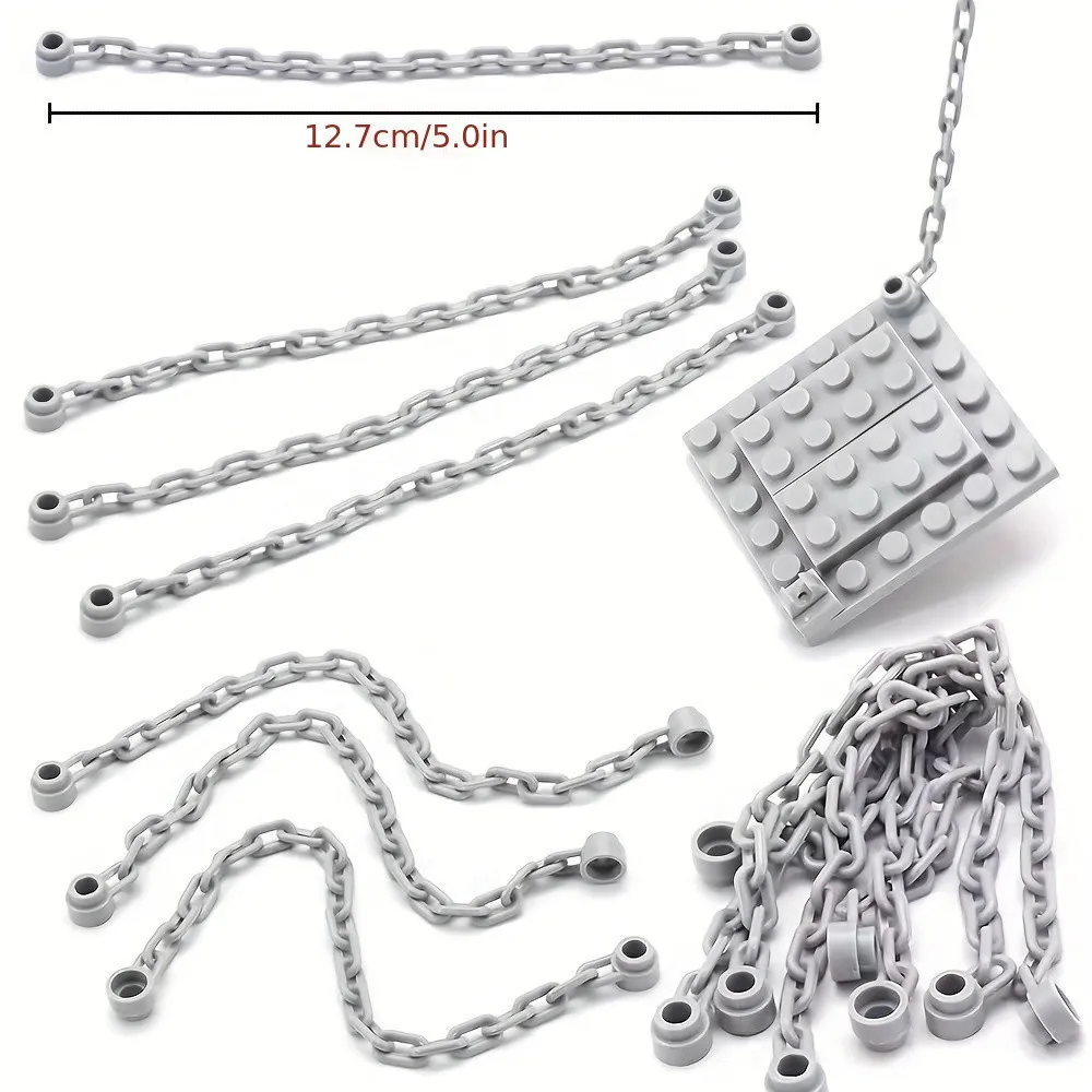 10PCS 1x16 Chain 21 Links Building Blocks Kit Compatible Particle At Both Ends Toys Children Kid Birthday Gifts