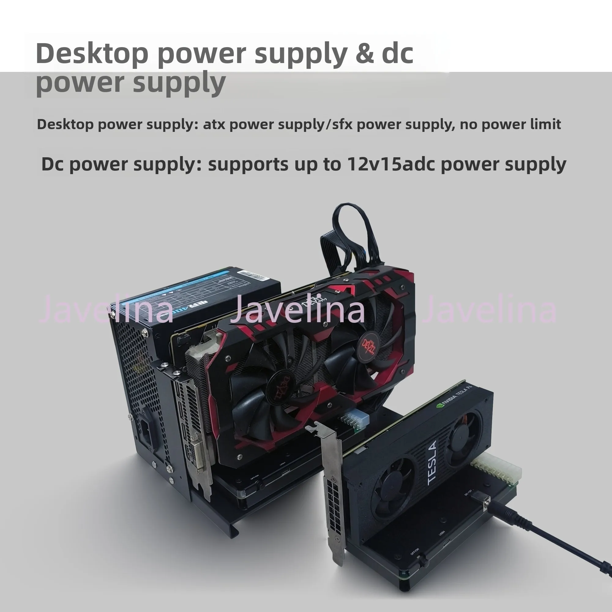 USB4 GPU 확장 도크 (Thunderbolt 4, PCI-4.0x4 외부, ASM2464 전용 칩으로 GPU 업그레이드 지원)