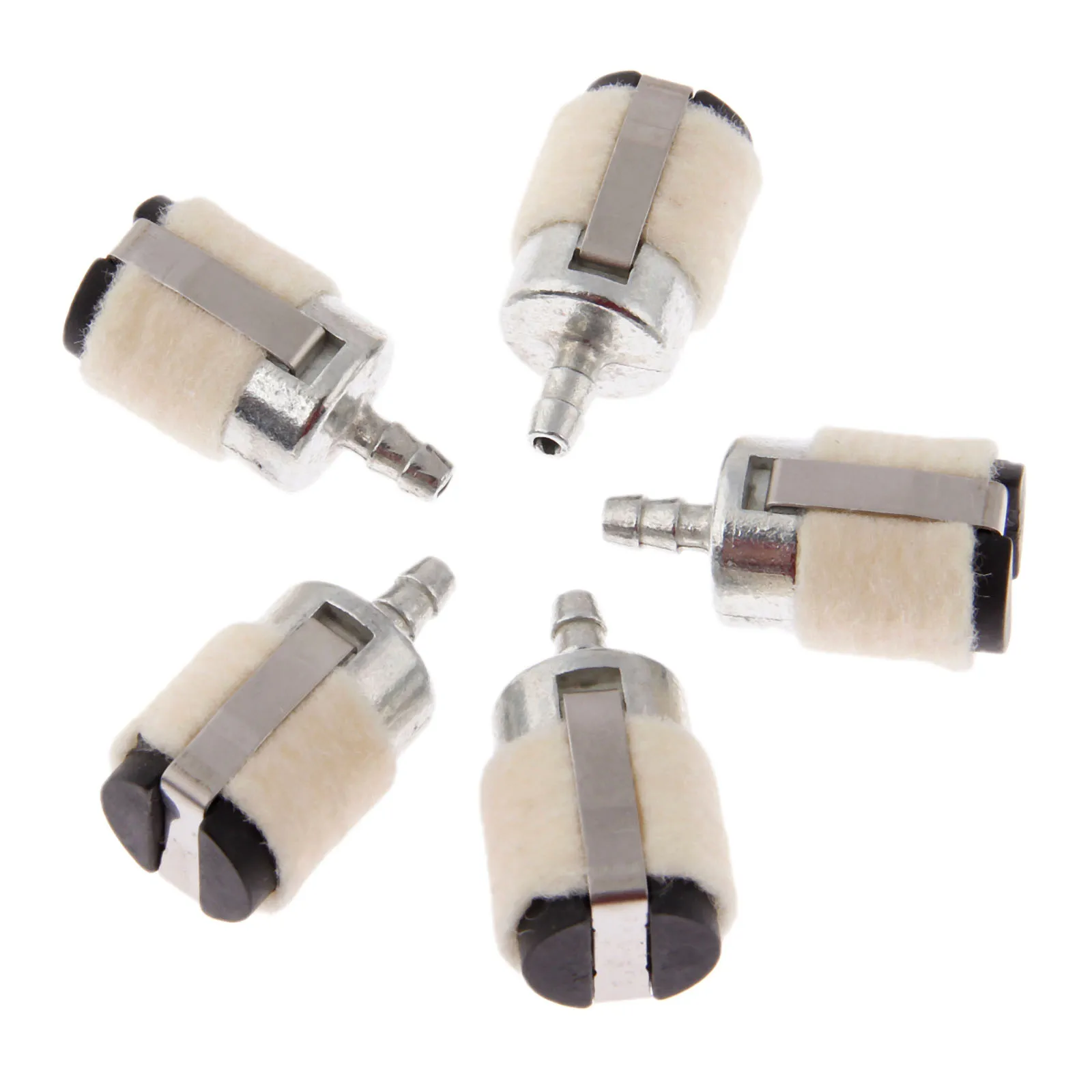 Grass Trimmer Rotary Tool Accessories Grass Trimmer Accessory Steel Tubes Chainsaw Carb Repair Kit Grass Trimmer Filter Kit 5Pcs/lot Cotton Wool Fuel Filter for Chain Saw Brush Cutter Earth Auger Water Pump Parts Chainsaw Garden Power Tool Parts