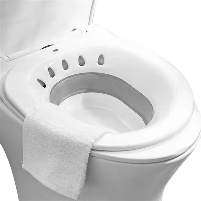 Sitz Fürdő Wc -Üléshez Hordozható Időskorú Szülés Utáni Aranyér - Image 3